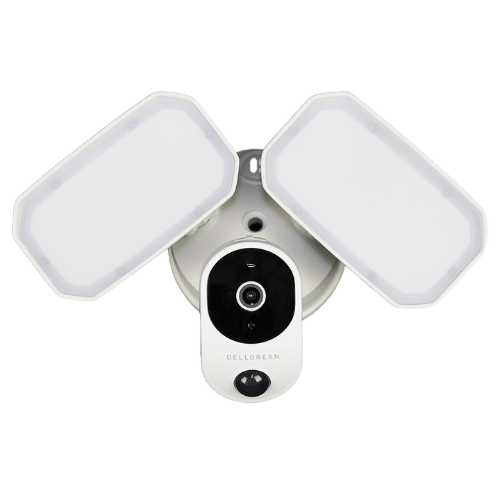 Camara Seguridad Exterior Luz Reflector Wifi Alarma Nvr Onvif Audio Dellorean